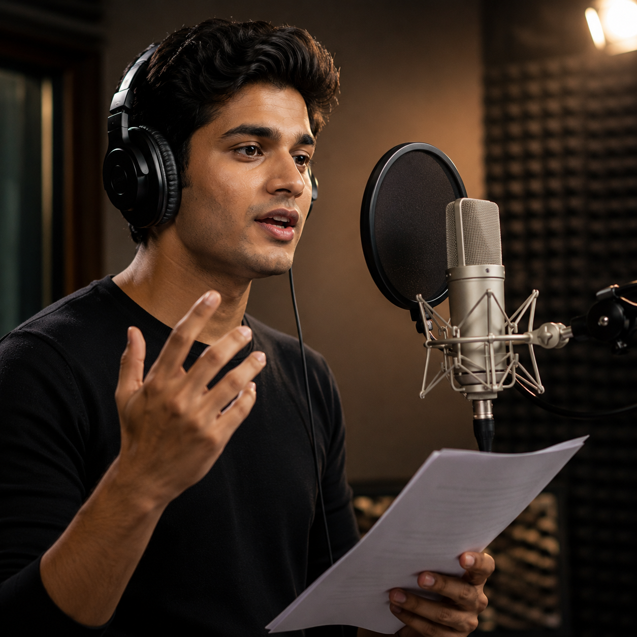 Voice and speech training for actors