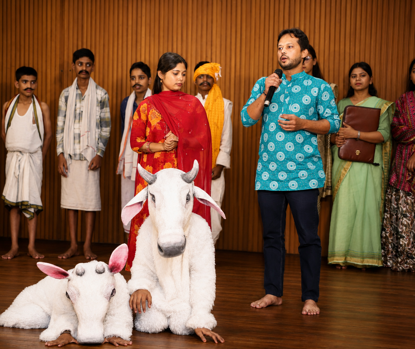 Ankesh Kumar Singh on a film and television set